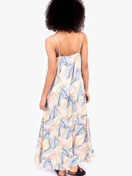 Brakeburn Abito lungo a fantasia da donna bianco Brakeburn