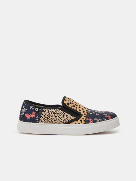 Desigual Animal Patch Slip On