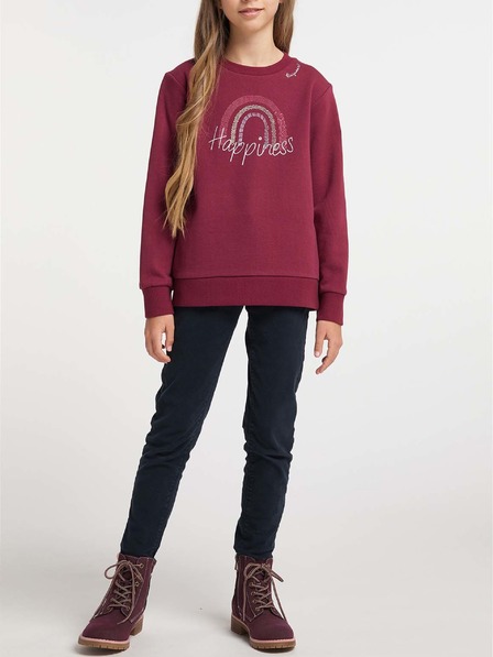 Ragwear Felpa Ragwear Evka bordeaux bambina