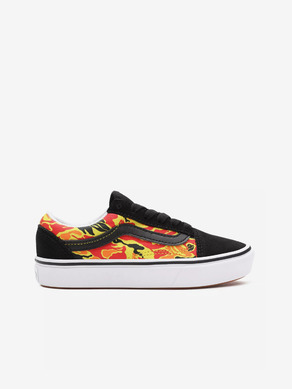 Vans Flame Camo ComfyCush Old Skool Kids Sneakers