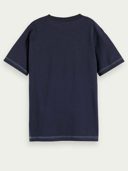 Scotch & Soda Maglietta da ragazzo blu scuro Scotch & Soda