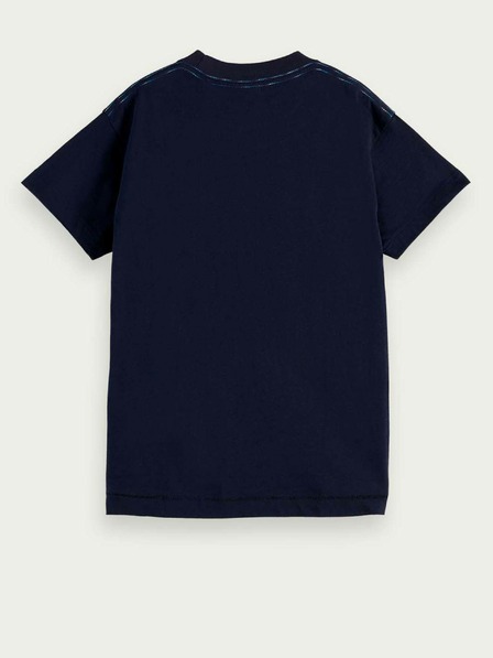 Scotch & Soda Maglietta da ragazzo blu scuro Scotch & Soda