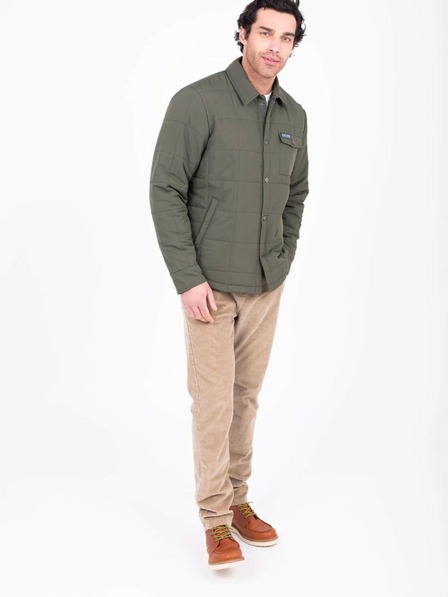 Brakeburn Camicia leggera da uomo color kaki Brakeburn