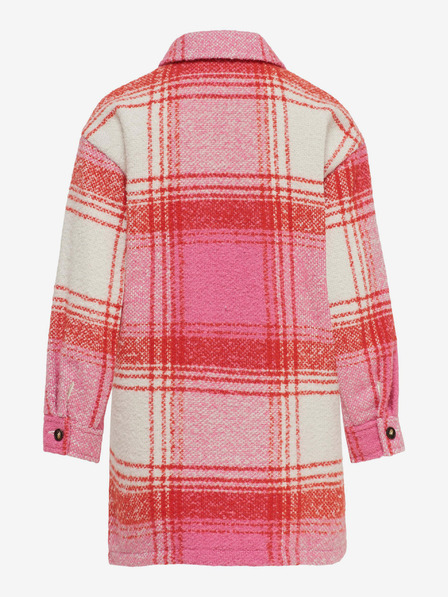ONLY Camicia a quadri rosa da bambina ONLY Anja