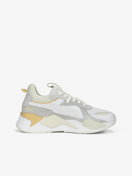 Puma Sneakers da donna grigie e bianche con dettagli in pelle scamosciata Puma RS-X Thrifted