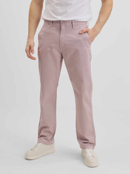 Pantaloni vans uomo rosa on sale