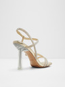 Aldo Sandali da donna con tacco alto in oro ALDO Adrocan Mix Mat