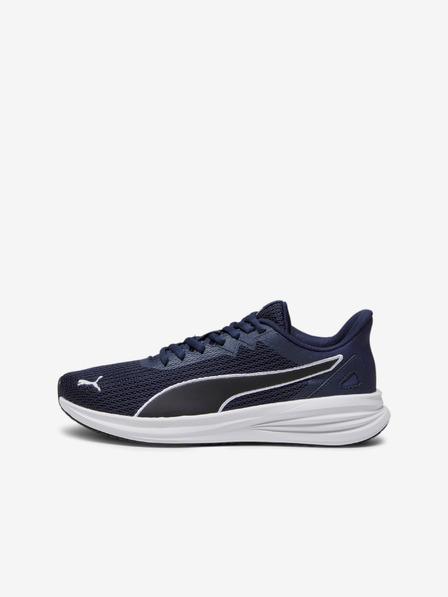 Puma Scarpe da ginnastica Puma Transport Modern da donna, blu scuro, con dettagli in pelle