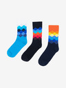 Ombre Clothing Set of 3 pairs of socks