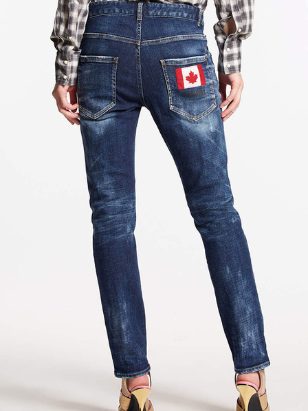 DSQUARED2 Jeans slim fit blu da donna DSQUARED2 Cool Girl