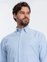 Ombre Clothing Camicia blu chiaro da uomo Ombre Abbigliamento