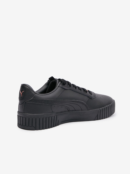 Puma Scarpe da ginnastica nere da donna in pelle Puma Carina 2.0 Lux