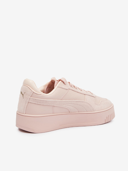 Puma Sneakers donna rosa chiaro con dettagli in pelle Puma Carina Street SD