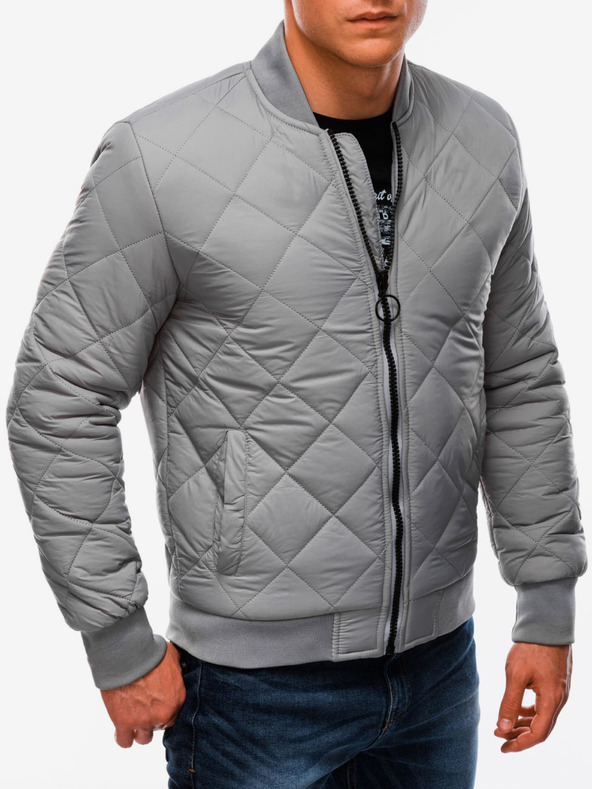 Edoti Giacca bomber di transizione da uomo C - grigio