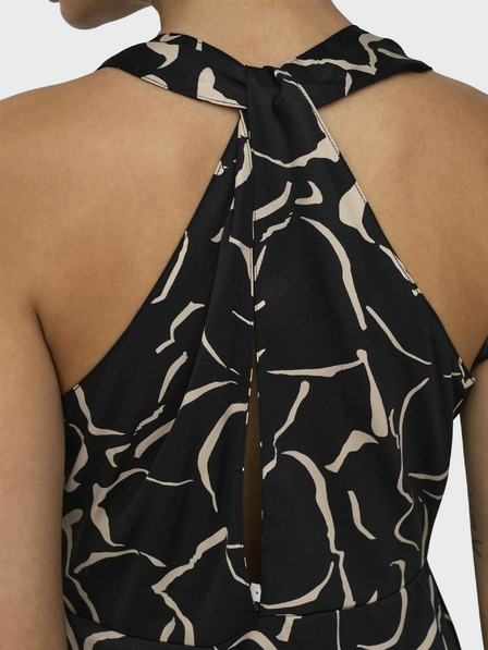 ONLY Abito midi nero fantasia donna ONLY Jane