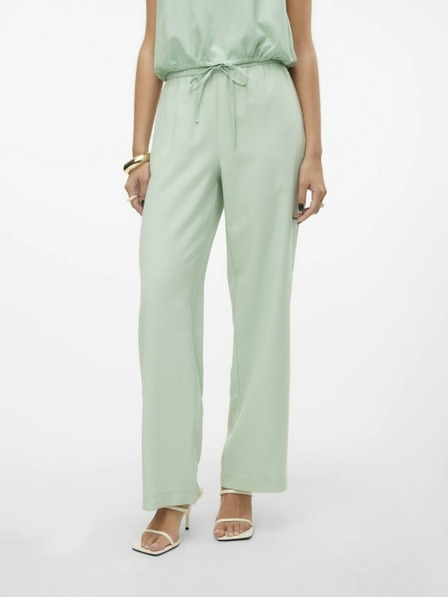 Vero Moda Pantaloni a gamba larga da donna verde chiaro di VERO MODA Carmen