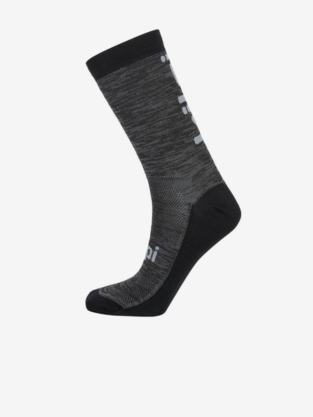 Kilpi Calze sportive unisex nere e grigie Kilpi BORENY