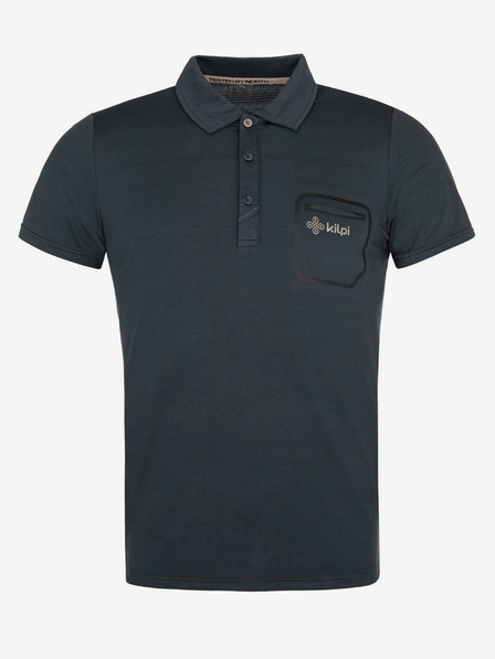 Kilpi Polo sportiva da uomo grigio scuro Kilpi GIVRY