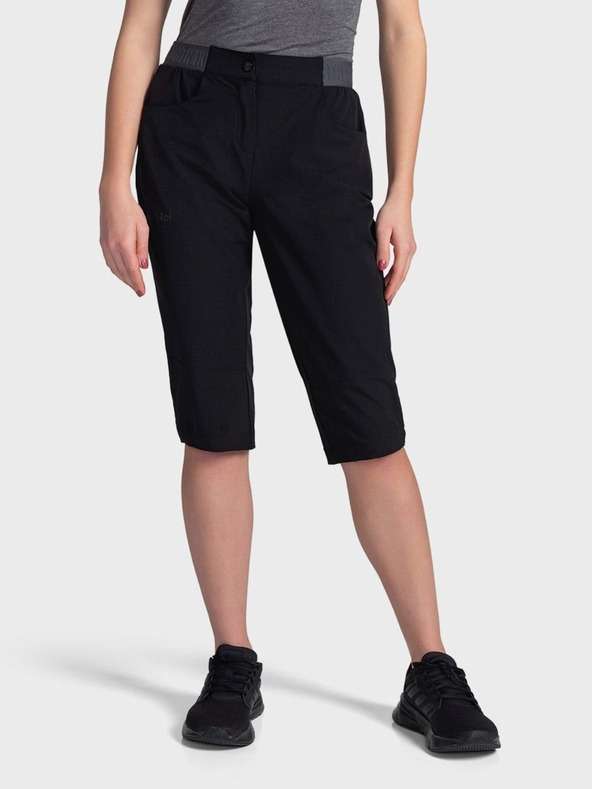 Kilpi Pantaloni sportivi neri a tre quarti da donna Kilpi MEEDIN