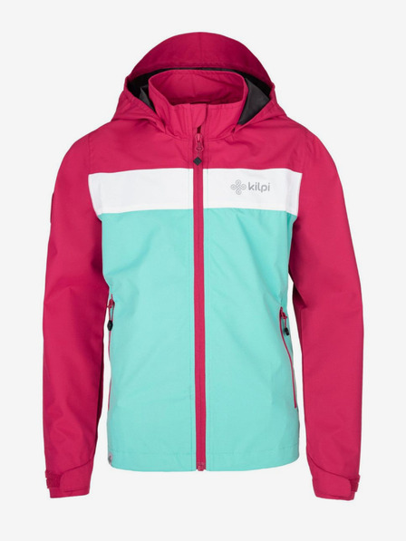 Kilpi Giacca outdoor da bambina rosa e turchese Kilpi Orleti