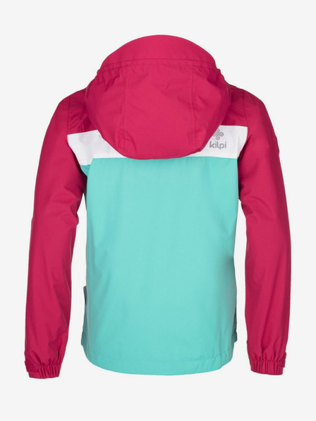 Kilpi Giacca outdoor da bambina rosa e turchese Kilpi Orleti
