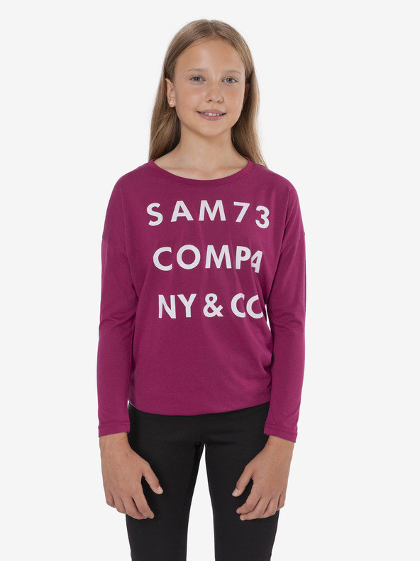 Sam 73 Maglietta rosa scuro per ragazze SAM 73 Kat