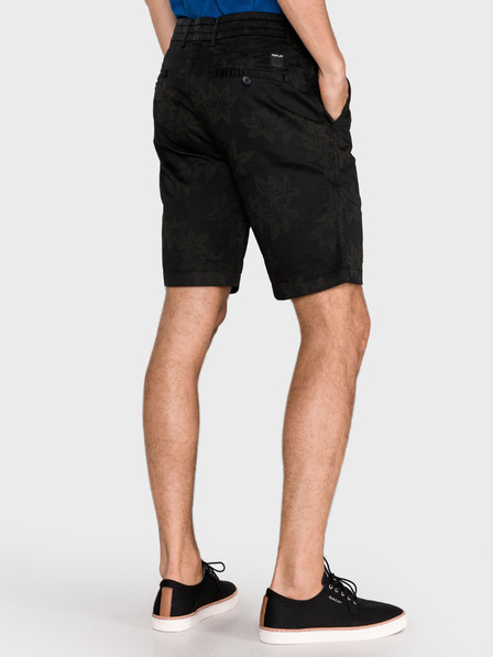 Replay Pantaloncini neri a fantasia da uomo Replay