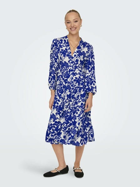 ONLY Abito midi a fantasia blu da donna ONLY Milana