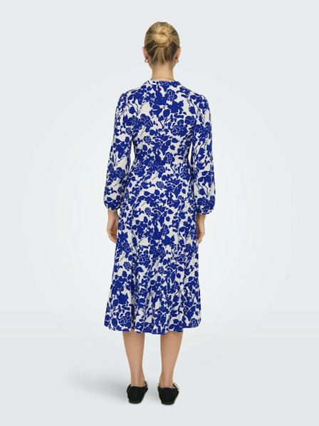 ONLY Abito midi a fantasia blu da donna ONLY Milana